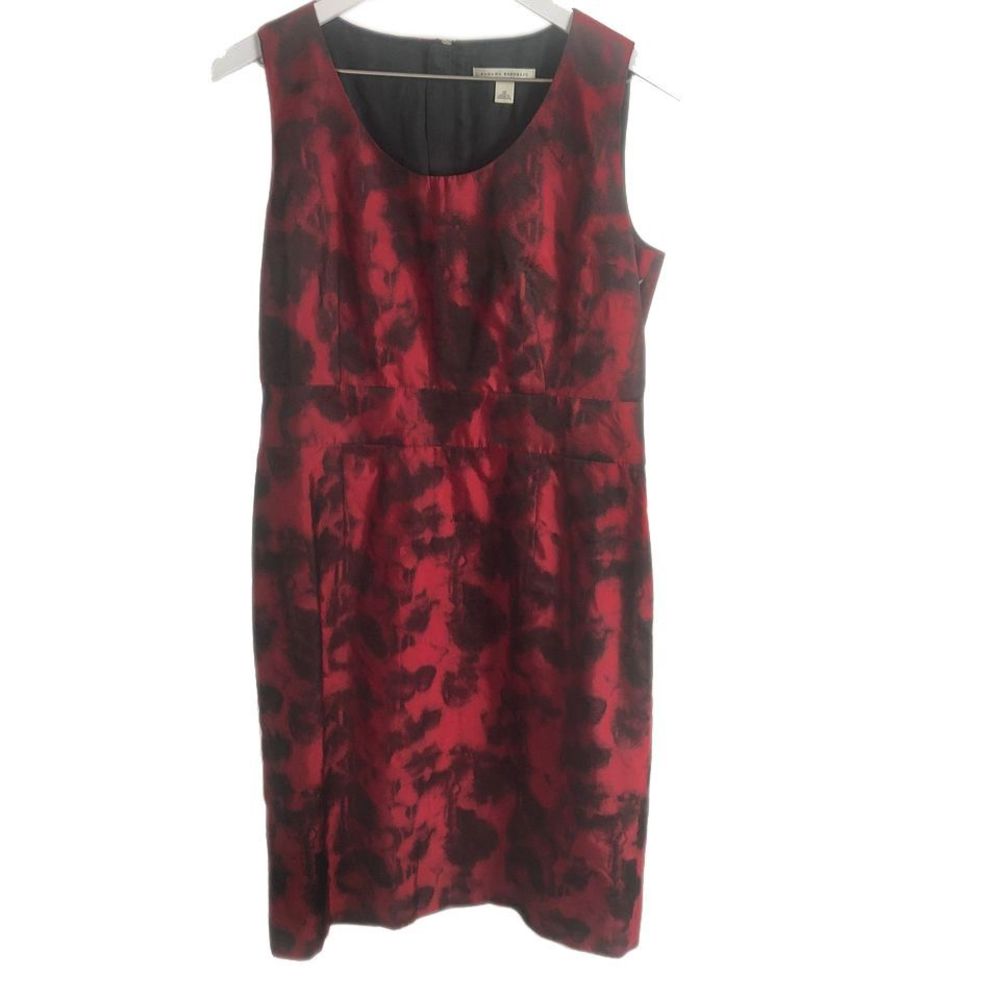 Banana Republic size 12 Red floral sheath dress